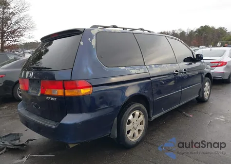 2004 Honda Odyssey Ex-L из США, поврежденный, VIN 5FNRL18054B098250